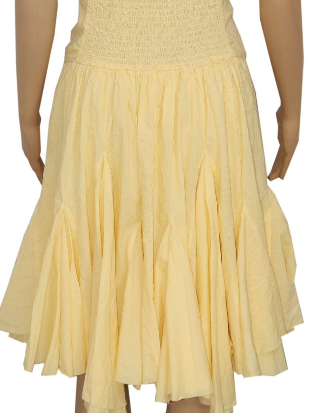 Free People FP One Frida Midi Dress Embroidered Smocked Sleeveless L - Picture 6 of 7